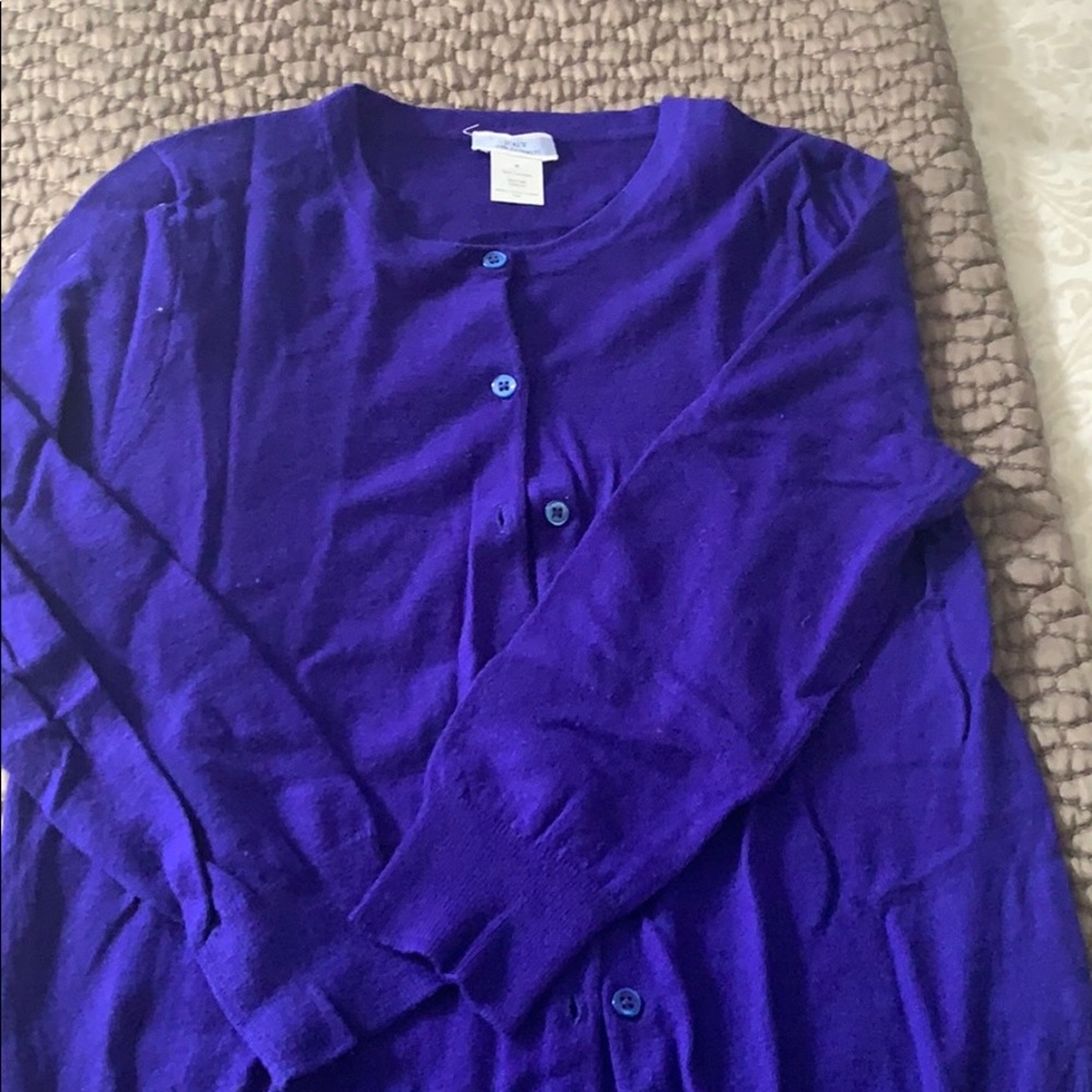 Cashmere 3/4 length cardigan sweater